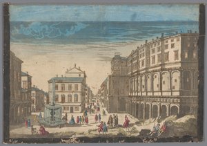 Ansicht des Theaters von Marcellus in Rom