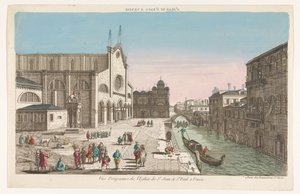 Ansicht der Kirche Santi Giovanni e Paolo in Venedig