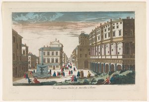 Ansicht des Theaters von Marcellus in Rom