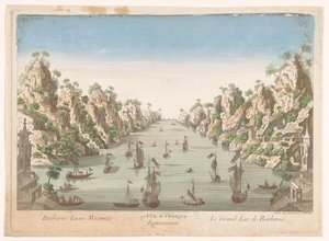 Ansicht des großen Sees in Hanoi von Jean François Daumont