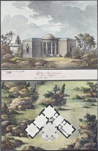 Pavillon im englischen Garten, 1795