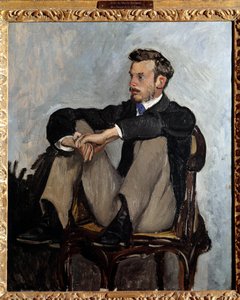 Porträt des Malers Pierre Auguste Renoir von Jean Frederic Bazille