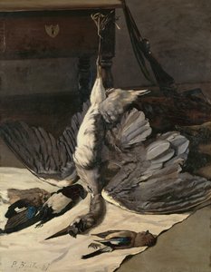 Stillleben mit Reiher, 1867