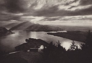 Rigi Kaltbad, Abendstimmung mit Blick vom Kanzeli von Jean Gaberell