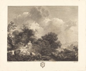 Annette im Alter von fünfzehn Jahren von Jean Godefroy after Jean Honoré Fragonard