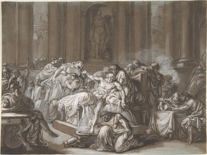 Der Tod des Seneca von Jean Guillaume Moitte