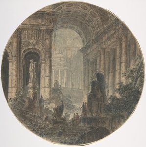 Architektonische Fantasie, 18. Jahrhundert