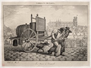 Szenen aus Paris: Bäder zu Hause von Jean Henri Marlet