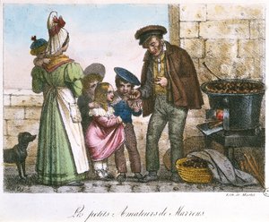 Die kleinen Kastanienkenner, ca. 1810-20