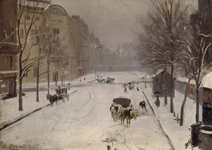 Die Rennes-Raspail-Kreuzung, ca. 1889 von Jean Henri Zuber