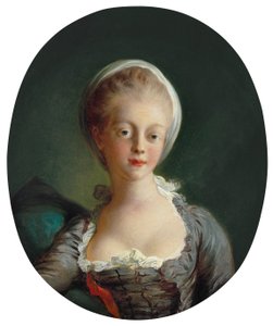 Fragonard - Porträt einer jungen Dame, ca. 1770 - 1772 von Jean Honore Fragonard