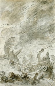 Alcina flieht von Jean Honore Fragonard