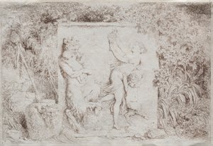 Bacchanal von Jean Honore Fragonard