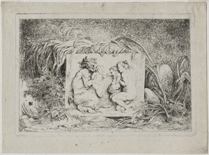 Bacchanalien: Die Familie des Satyrs von Jean Honore Fragonard