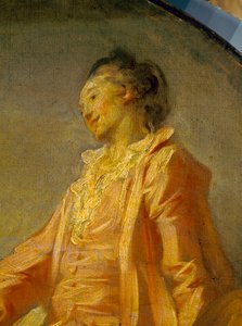 Detail von „Der Anfang des Modells“ von Jean Honore Fragonard