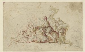 Europa wird von Jupiter in Gestalt eines Stiers entführt von Jean Honore Fragonard