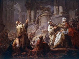 Jerobeam opfert den Götzen - „Das Opfer Jerobeams an die Götzen“
