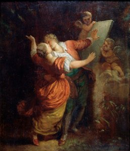 Schwur der Liebe, Mitte des 18. Jahrhunderts von Jean Honore Fragonard