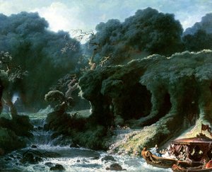 Das Fest in Rambouillet oder Die Insel der Liebe, ca. 1770 von Jean Honore Fragonard