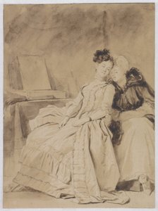 Das intime Gespräch, ca. 1778 von Jean Honore Fragonard