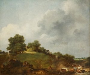 Der Bach, ca. 1766-68 von Jean Honore Fragonard