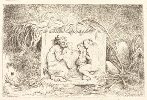 Die Familie des Satyrs von Jean Honore Fragonard