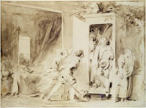 Der überraschte Liebhaber, 1755 von Jean Honore Fragonard