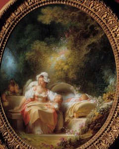 Die gute Mutter von Jean Honore Fragonard