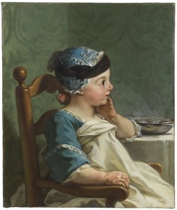 Junge in einem Kinderstuhl, 1736