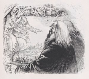 Unendlich klein aus Die vollständigen Werke von Béranger, 1836 von Jean Ignace Isidore Gérard