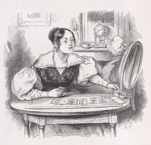 Die Karten aus den gesammelten Werken von Béranger, 1836 von Jean Ignace Isidore Gérard