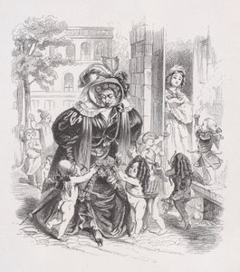 Die armen Putti aus Die vollständigen Werke von Béranger, 1836