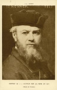Selbstporträt von Jean-Jacques Henner, französischer Künstler von Jean Jacques (after) Henner