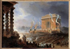 Fête de la Fraternité am Arc de Triomphe de l