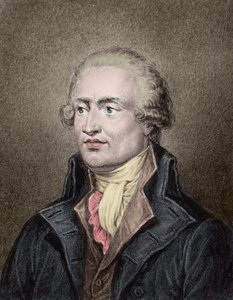 Porträt von Marie Jean Antoine Nicolas de Caritat, Marquis de Condorcet (1743 - 1794) - Gravur von Jean Jacques Frilley (1797-1850) von Jean Jacques Frilley