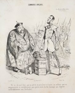 Englischer Handel. Yé vo dis quil faut, que vo achte ce poisonne to dsuite..., 1840