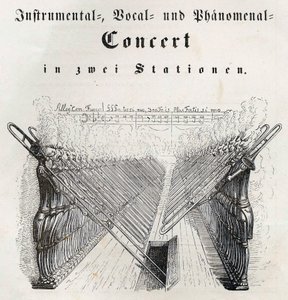 Instrumental-, Vokal- und Phänomenalkonzert, 1844 von Jean Jacques Grandville