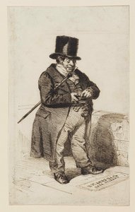 Rentiertyp, 1840 von Jean Jacques Grandville