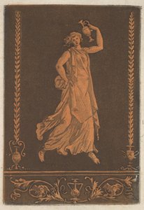 Junge drapierte Frau, von links nach rechts gehend, einen Metallkrug tragend, ca. 1784 von Jean Jacques Lagrenee