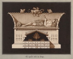 Ce quelle voit en songe, ca. 1794 von Jean Jacques Lequeu