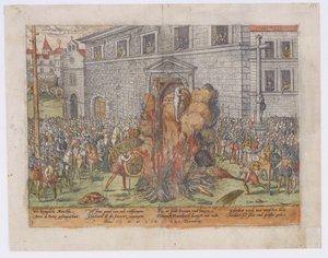 Die Hinrichtung von Anne du Bourg am 23. Dezember 1559, 1568