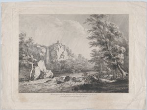 Birkenbaum, durch einen Sturm entwurzelt, 1809