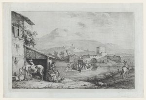 Garigliano-Passage Italien, 1793 von Jean Jacques de Boissieu