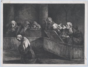 Mönche beim Singen