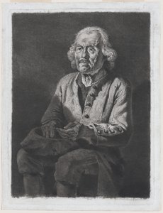 Alter Gérard, Bauer aus Chasselay von Jean Jacques de Boissieu