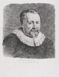 Porträt, nach Van Dyck von Jean Jacques de Boissieu