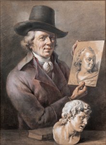 Selbstporträt, zweite Hälfte des 18. Jahrhunderts von Jean Jacques de Boissieu