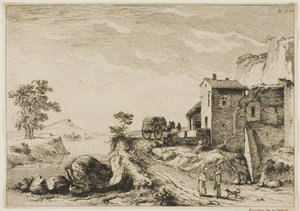 Der Mönch und der Jäger von Jean Jacques de Boissieu