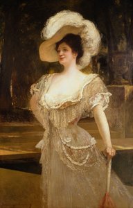Ein Porträt von Mrs, 1901