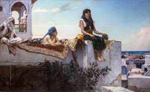 Abend auf den Terrassen (Marokko)